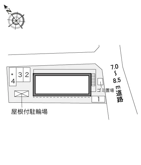 ★手数料０円★秦野市南矢名３丁目　月極駐車場（LP）